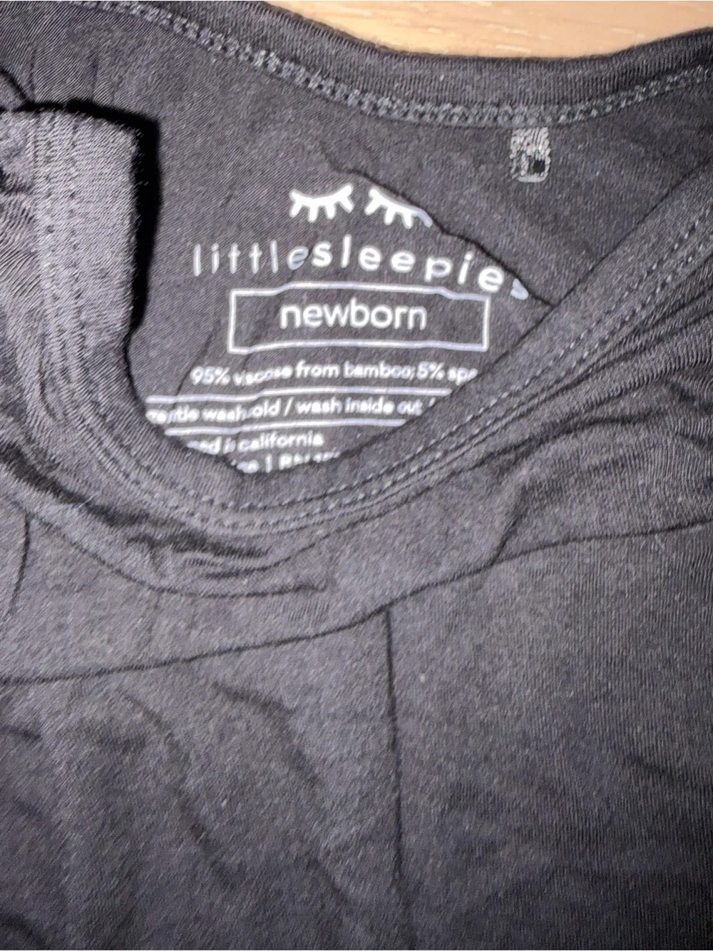 Little sleepies knotted newborn gown